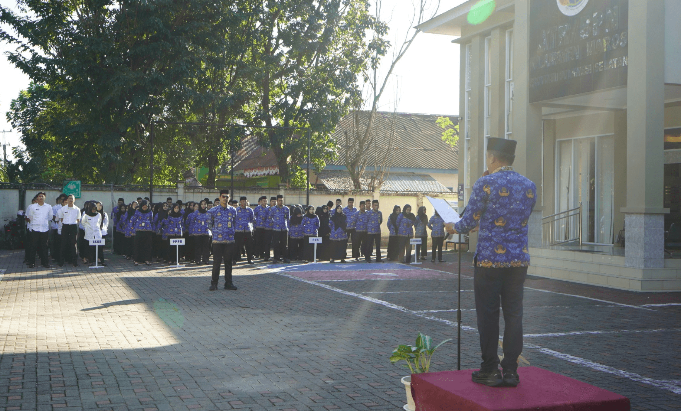 Satu Tekad, Satu Jiwa : Kantah Maros Perkokoh Nilai Pancasila dengan Peringatan Hari Lahir Pancasila