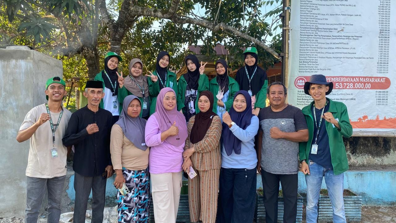 Dari Pembakaran Terbuka ke Minim Asap, KKN UINAM 79 Dorong Pengelolaan Sampah Lebih Bijak di Tanah Harapan